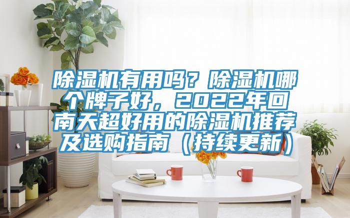 除濕機(jī)有用嗎？除濕機(jī)哪個(gè)牌子好，2022年回南天超好用的除濕機(jī)推薦及選購(gòu)指南（持續(xù)更新）